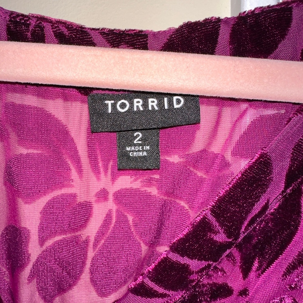 Torrid size 2 sheer top